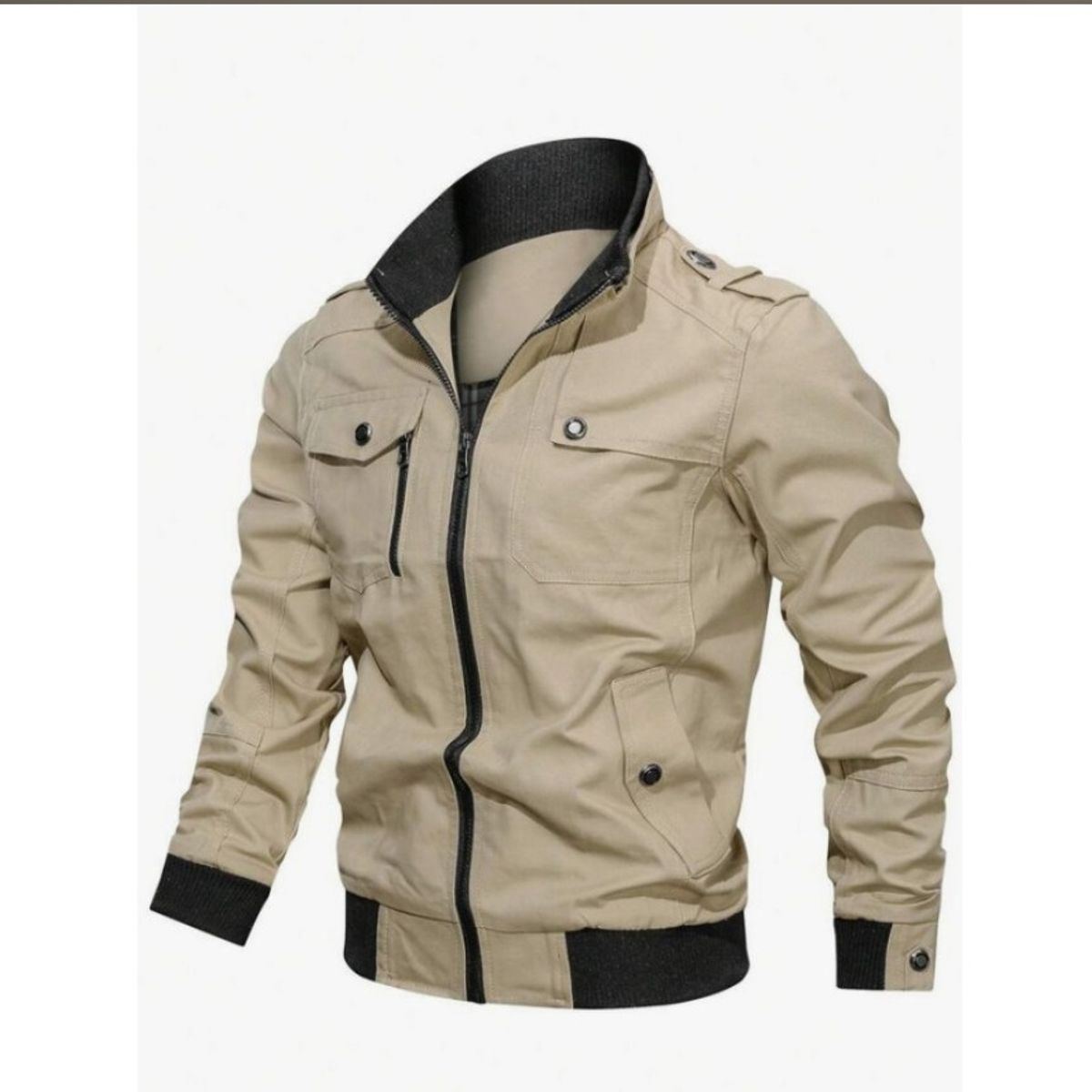 MANFROTTO - Chaqueta Con Bolsillo Con Solapa Con Cremallera Para Hombre