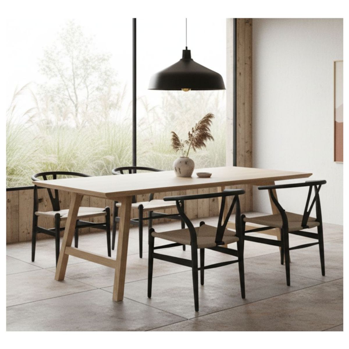 22 GRADOS DECORACION - Mesa de Comedor Journal En Roble 140cm x 70cm_.