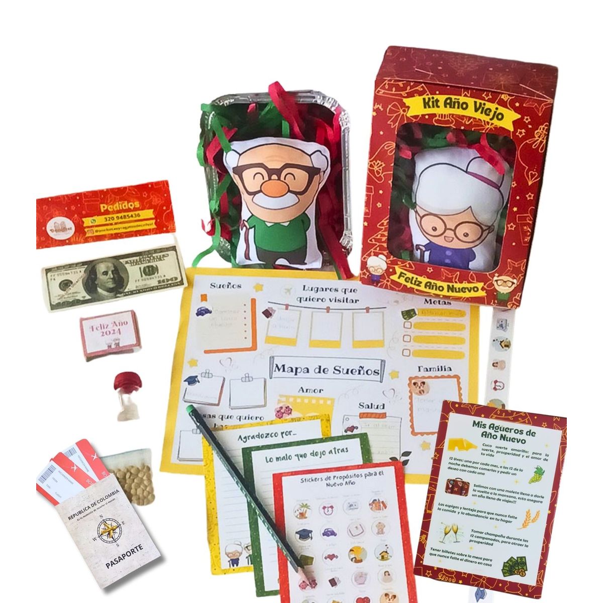 GENERICO - Kit Año Viejo Regalo Empresarial Detalle Corporativo