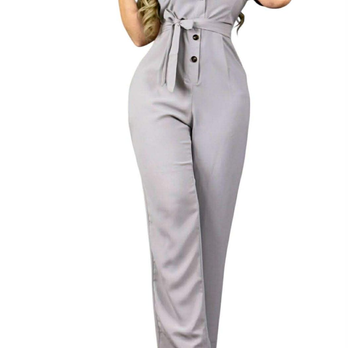 PAATAL - Enterizo Boton Cinturon