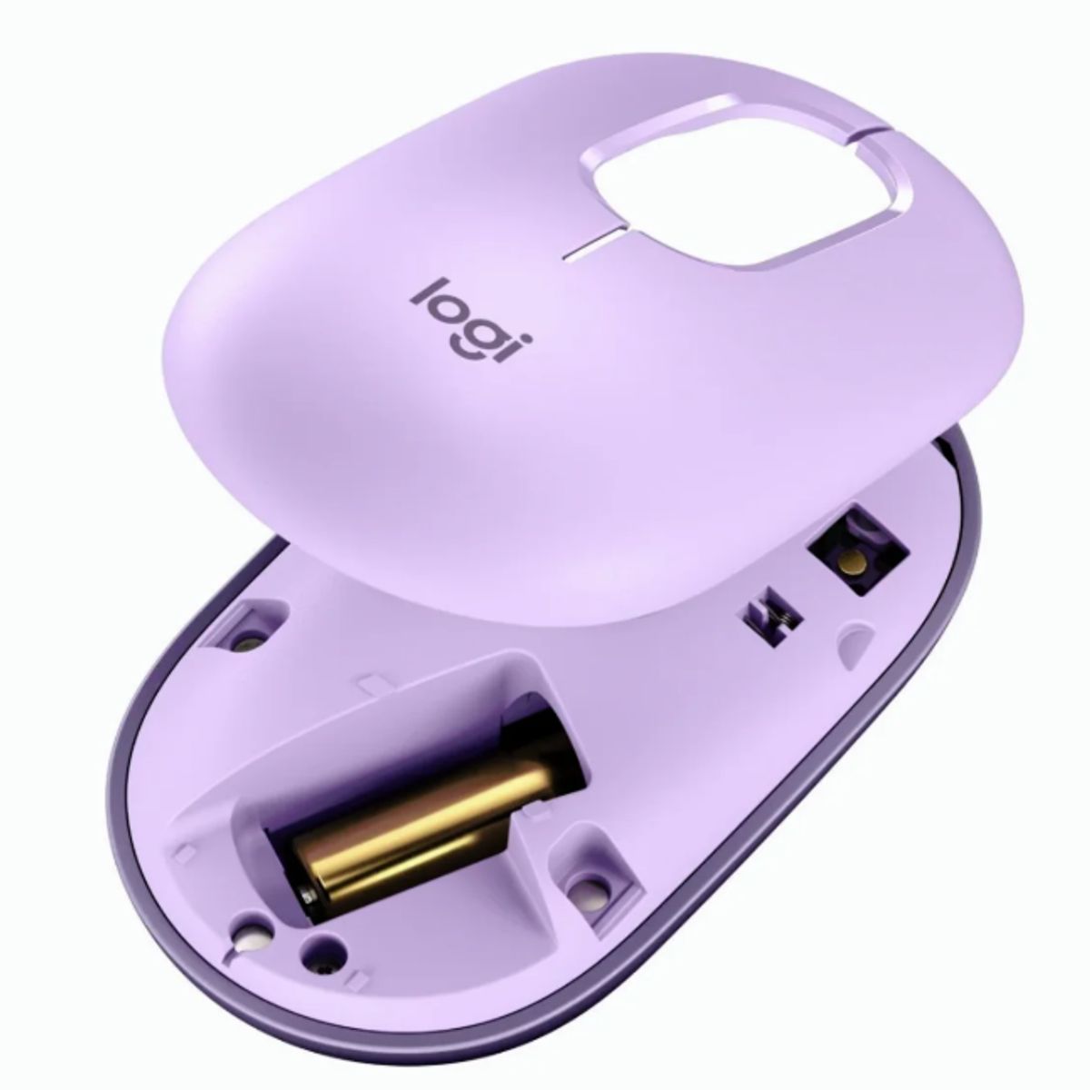LOGITECH - Ratón Inalámbrico Logitech POP Mouse - Morado