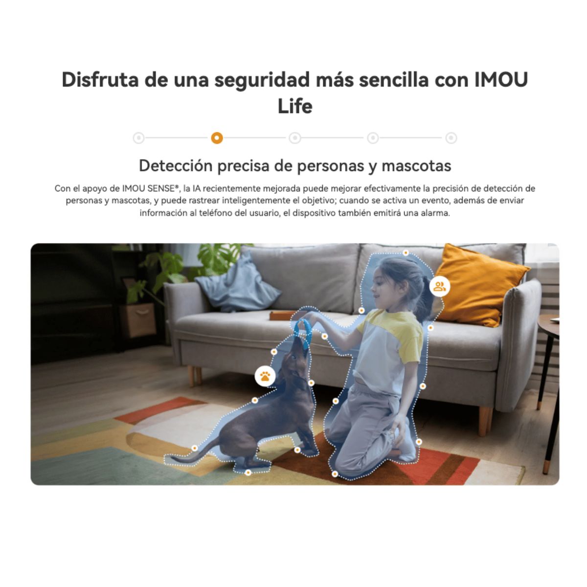 IMOU - Cámara de Seguridad IMOU Ranger 2 Dual 6MP  Full Color, WiFi 6, Detección de Personas/Mascotas IA