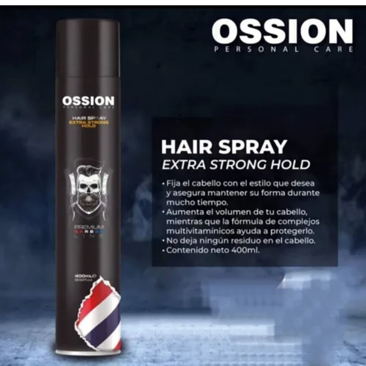 GENERICO - Laca Ossion Morfose De Fijación Extra Fuerte 400ml