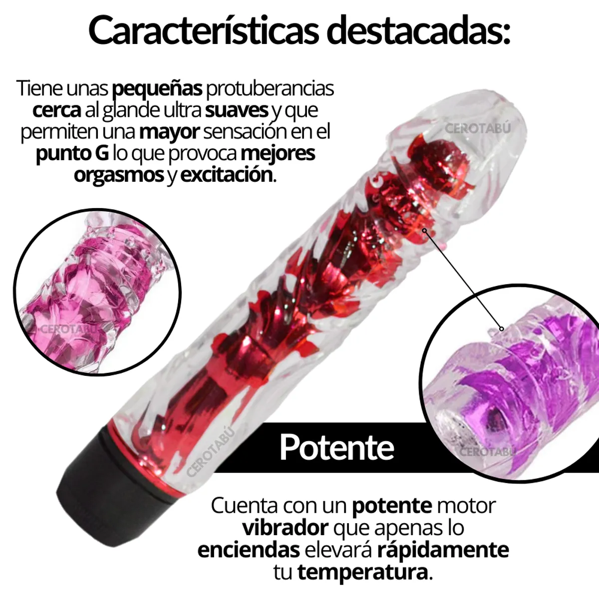 GENERICO - Kit Erotico Vibrador Bala + Anillo Retardante + Plug Vibrador Anal