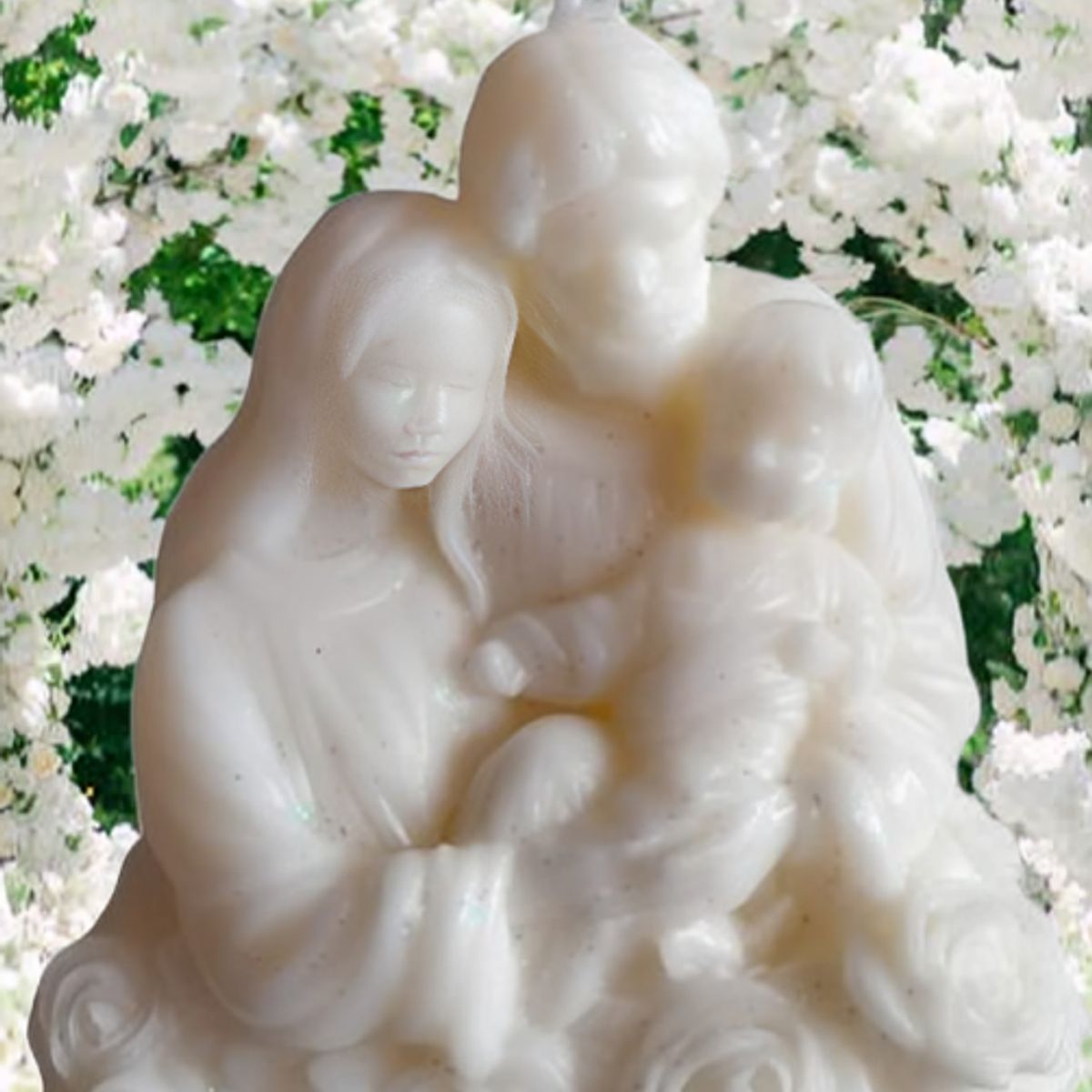 GENERICO - VELA NAVIDAD SAGRADA FAMILIA ECOLÓGICA Y AROMATIZADA