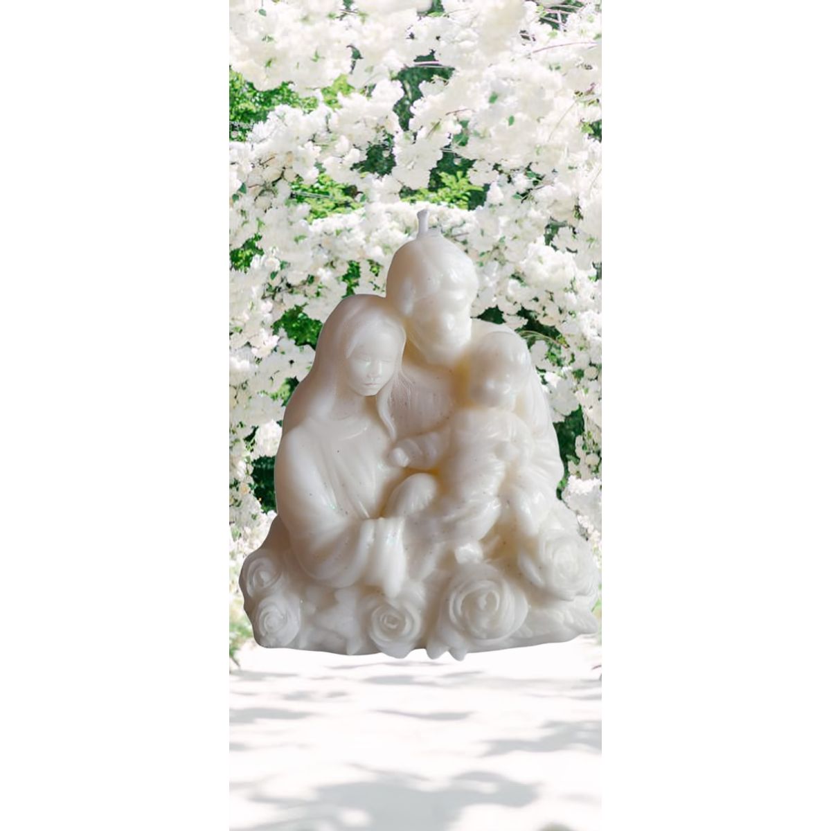 GENERICO - VELA NAVIDAD SAGRADA FAMILIA ECOLÓGICA Y AROMATIZADA