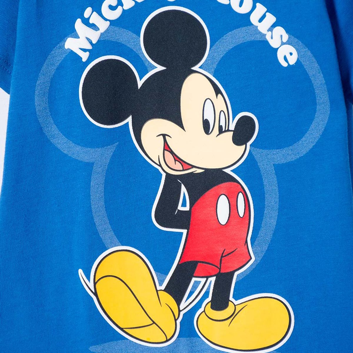 DISNEY - Body de Mickey Mouse manga corta azul para bebé niño