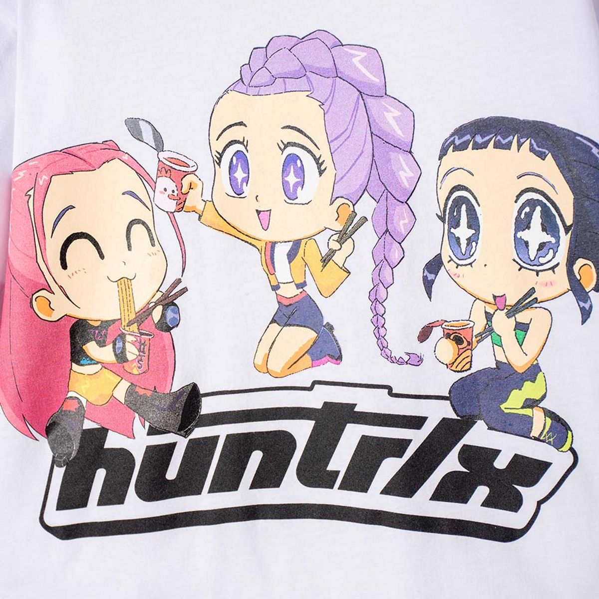 MIC - Conjunto de K- pop Demon Hunters blanco y negro para niña