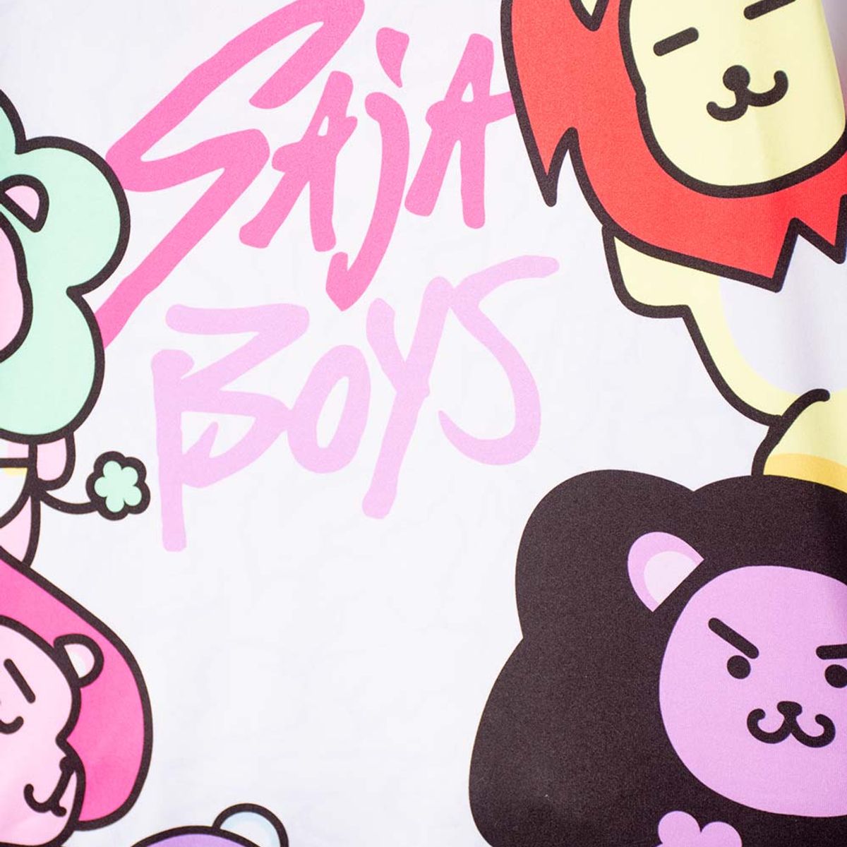 MIC - Pijama de K- pop Demon Hunters blanco y lila para niña