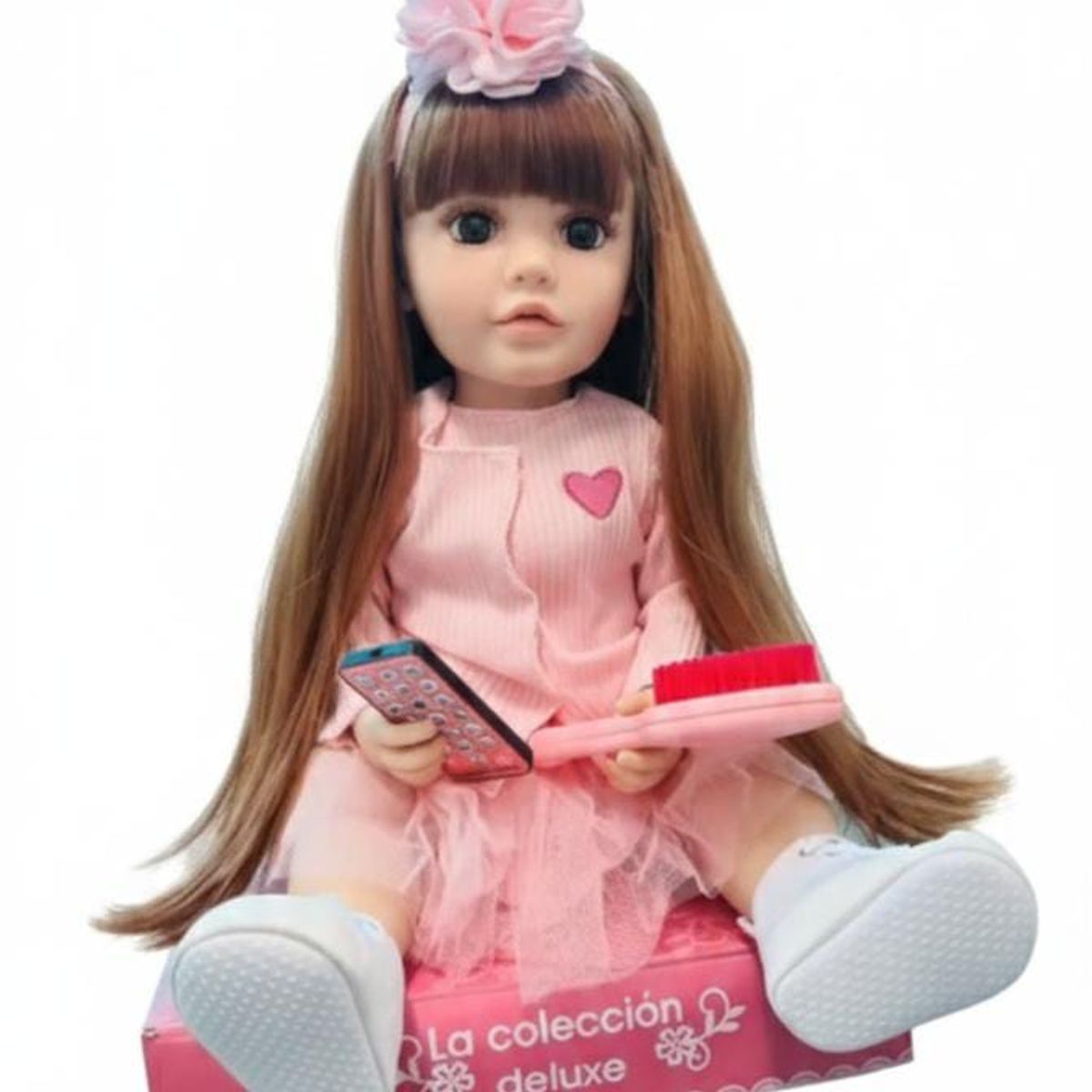 GENERICO - Muñeca Inteligente Reborn Habla Mueve Boca y Manos