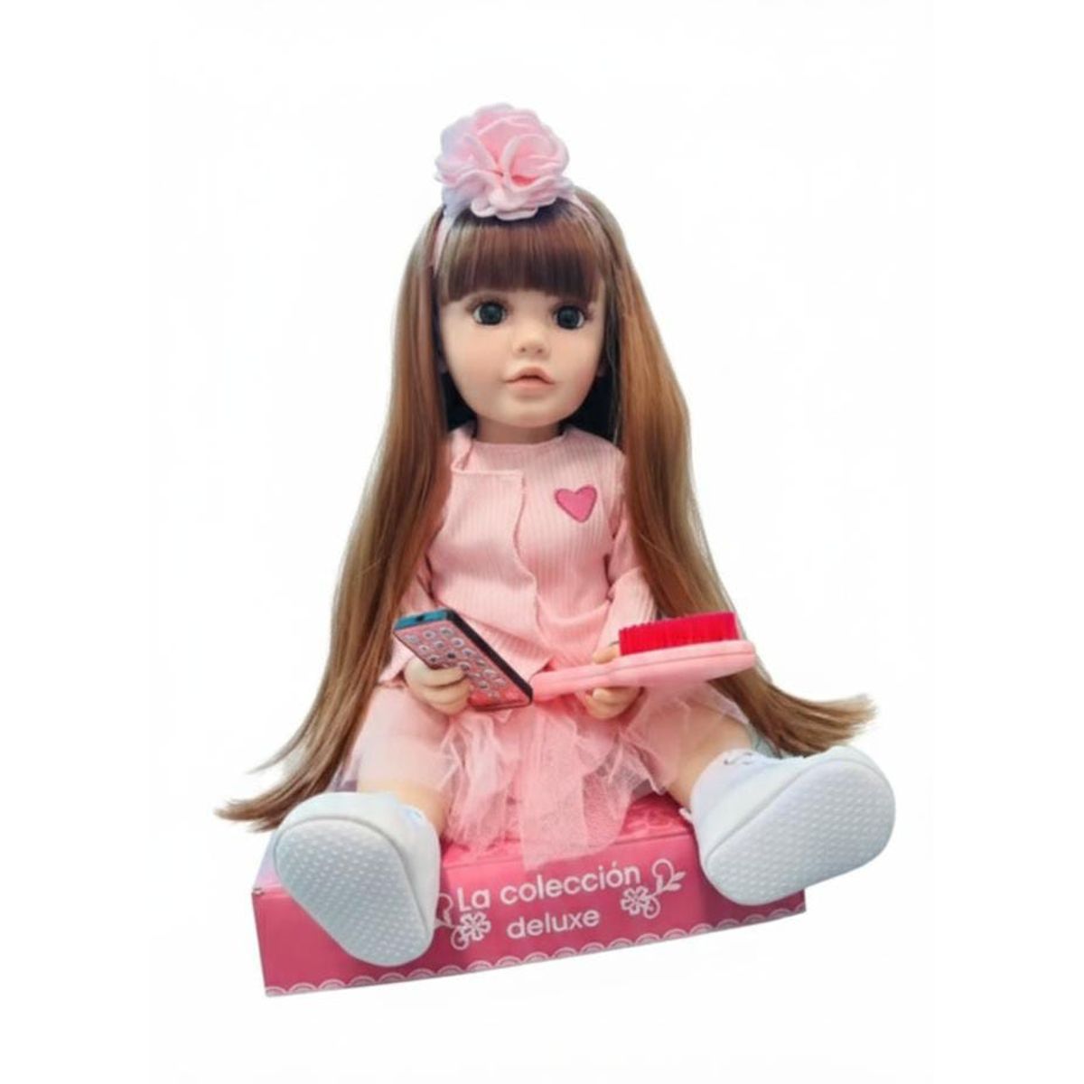 GENERICO - Muñeca Inteligente Reborn Habla Mueve Boca y Manos