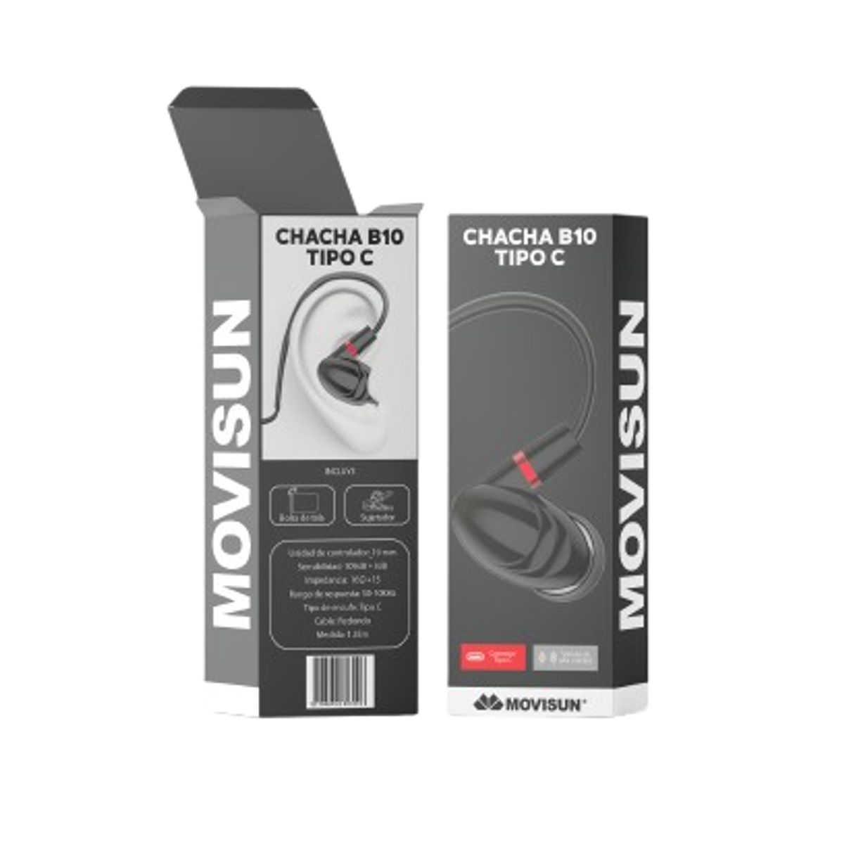 MOVISUN - Audífonos Movisun Chacha-B10 TC