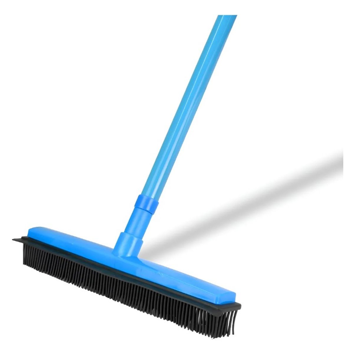 GENERICO - Escoba De Goma Para Remover Pelo En Alfombras Y Pisos Azul