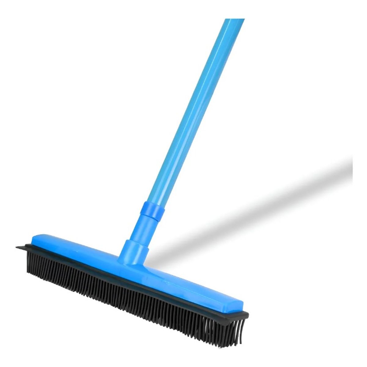 GENERICO - Escoba De Goma Para Remover Pelo En Alfombras Y Pisos Azul