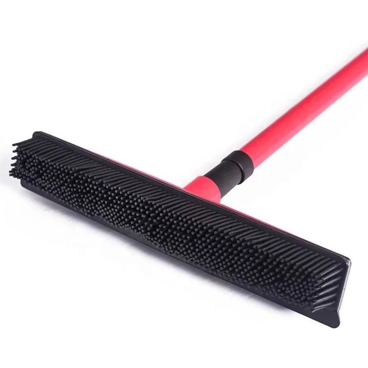 GENERICO - Escoba De Goma Para Remover Pelo En Alfombras Y Pisos Rosada