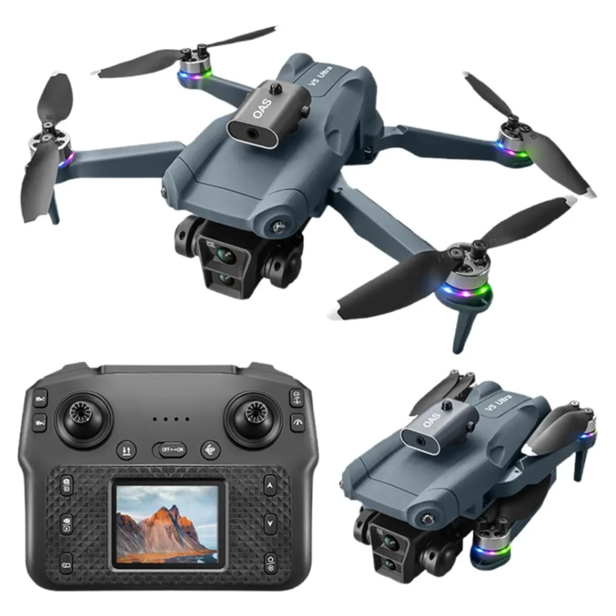 GENERICO - Dron M5 Ultra Motor Sin Escobillas Pantalla Obstaculos