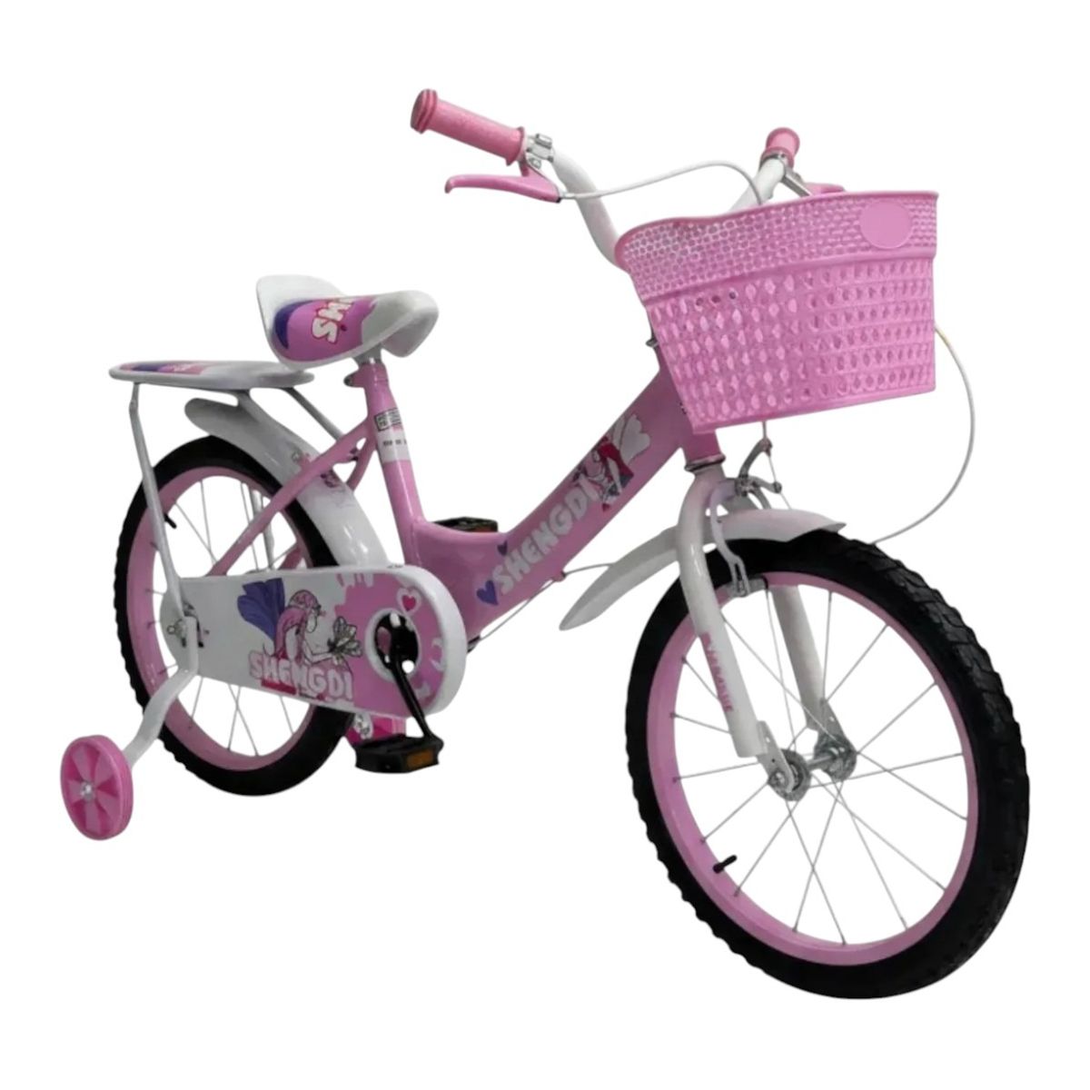 KIDSHOP - Bicicleta Infantil Para Niñas R12 Bc01-c Rosada
