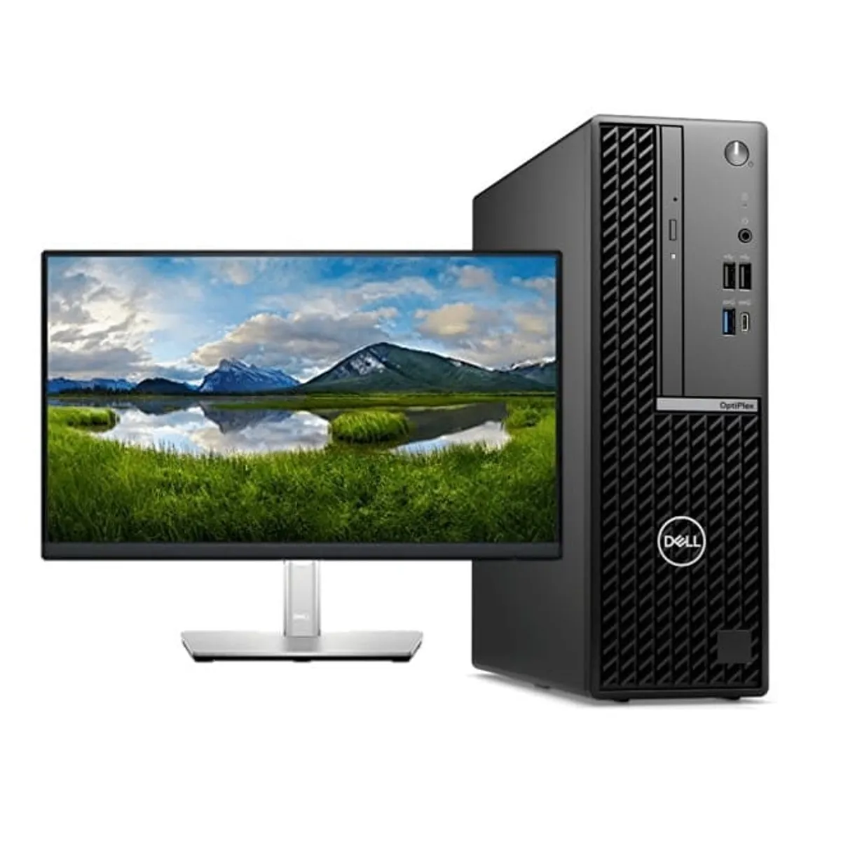 DELL - COMPUTADOR DELL OPTIPLEX MFF 7020 Intel Core i3 14100T 8GB DDR5 SSD 256GB Win11 + Monitor 215” impecable