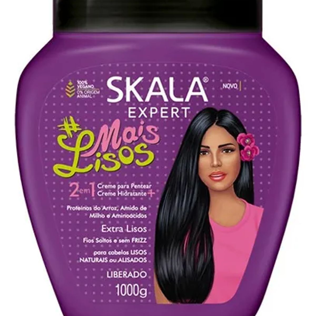 SKALA - Skala Mais Liso Crema 2 en 1 Para Cabello Liso Natural