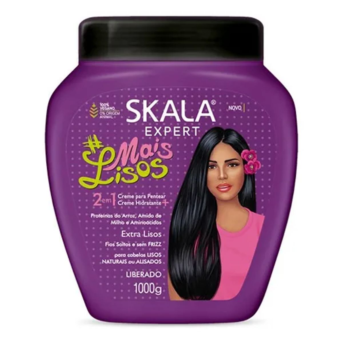 SKALA - Skala Mais Liso Crema 2 en 1 Para Cabello Liso Natural
