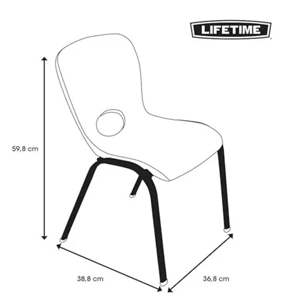 LIFE - Silla Para Niños Lifetime roja