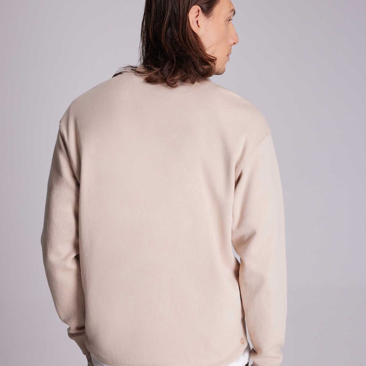 ATMOS - Buzo  Para Hombre Cuello Redondo Color Beige Marca Atmos #32060039