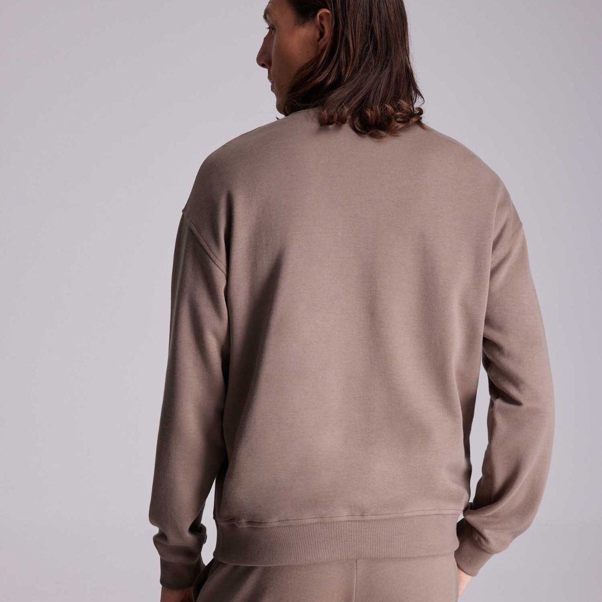 ATMOS - Buzo Básico  Para Hombre Café Atmos
