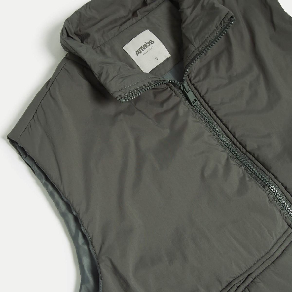 ATMOS - Chaleco Puffer  Para Mujer Verde Atmos