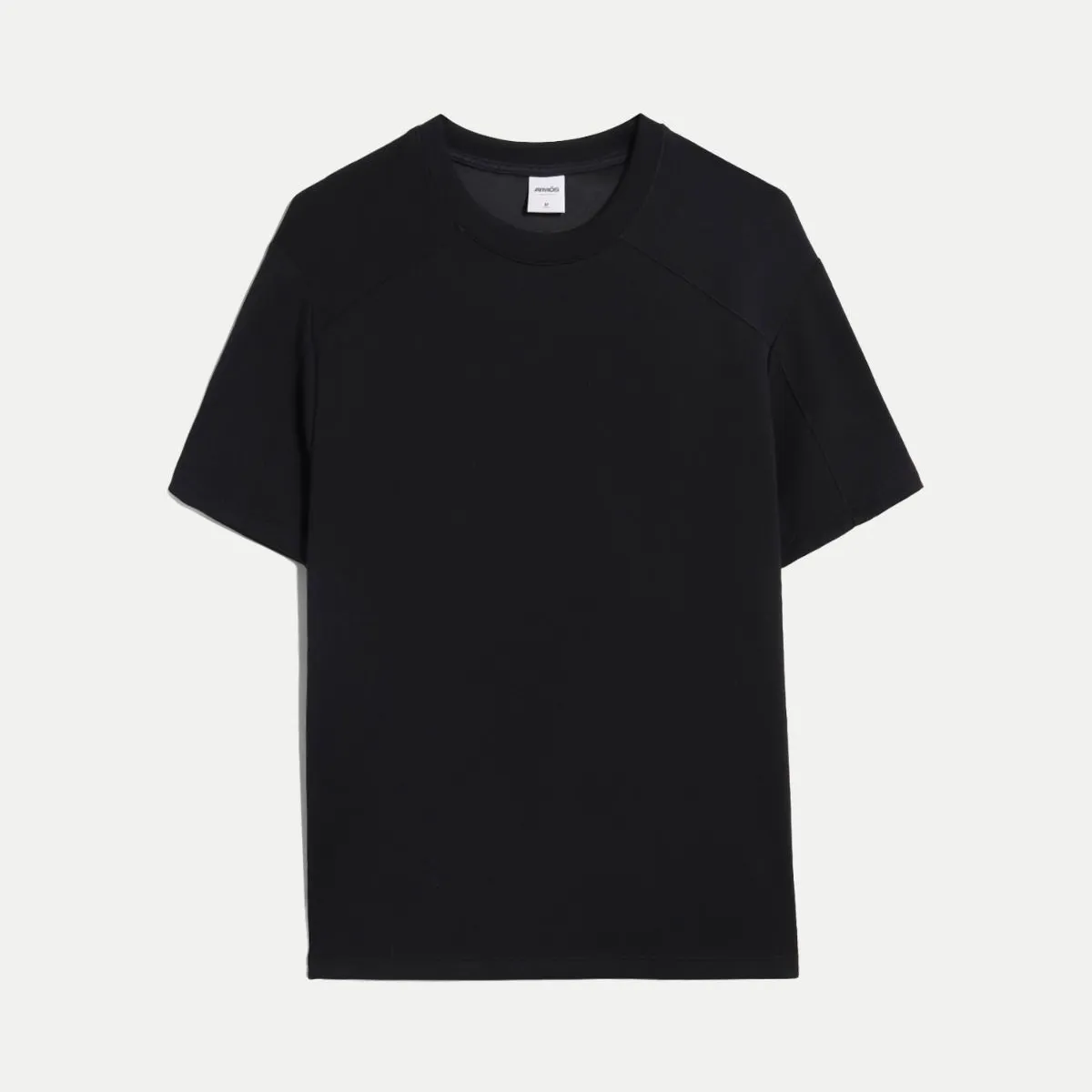 ATMOS - Camiseta Relaxed Fit Plush Con Cortes  Para Hombre Negro Atmos