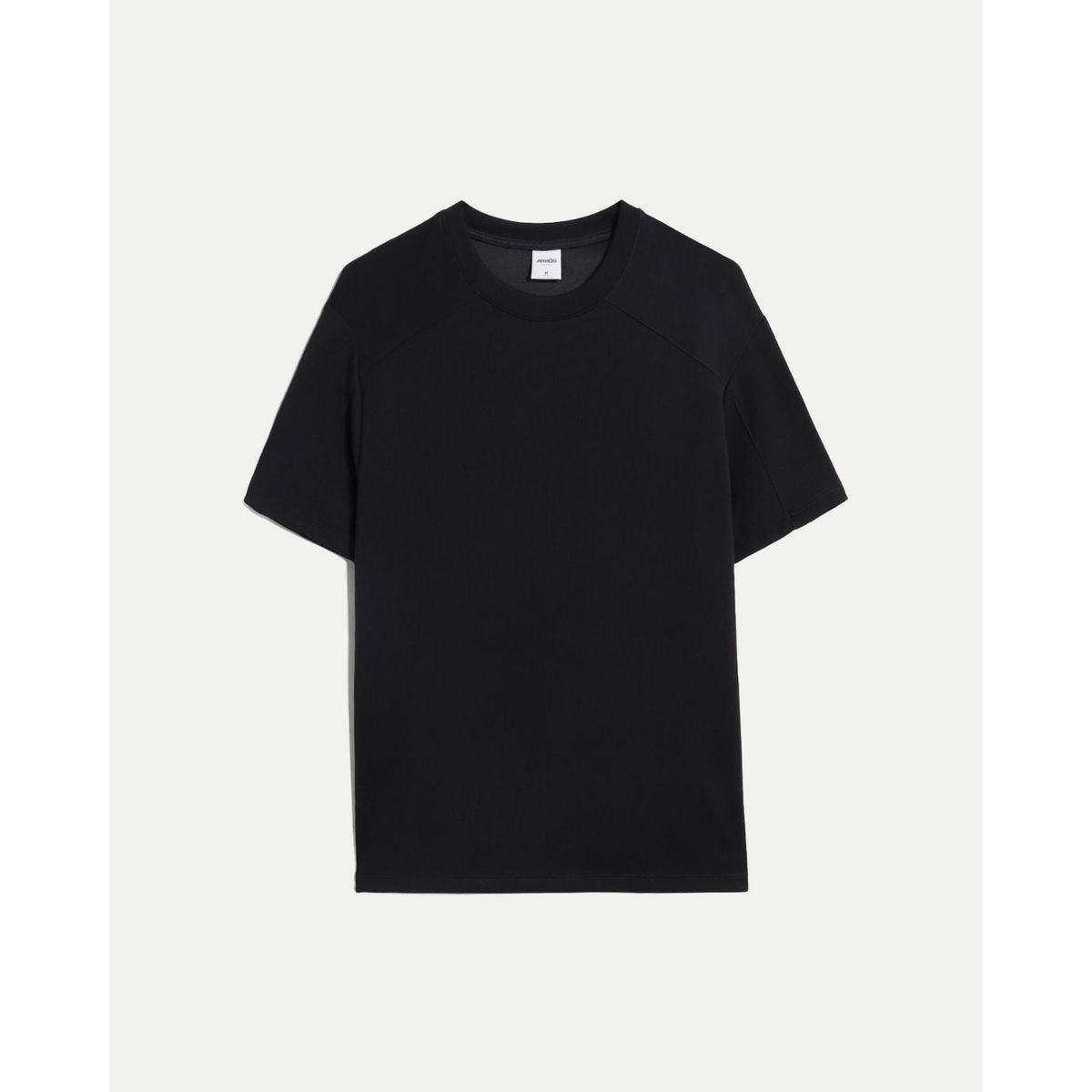 ATMOS - Camiseta Relaxed Fit Plush Con Cortes  Para Hombre Negro Atmos