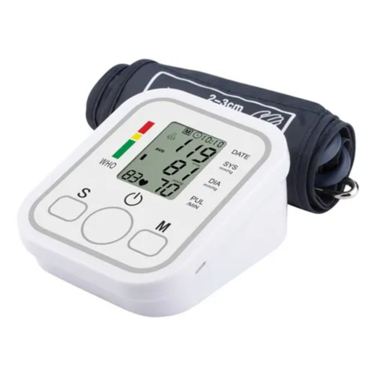 GENERICO - Tensiómetro Automático De Brazo Color Blanco Arm Style