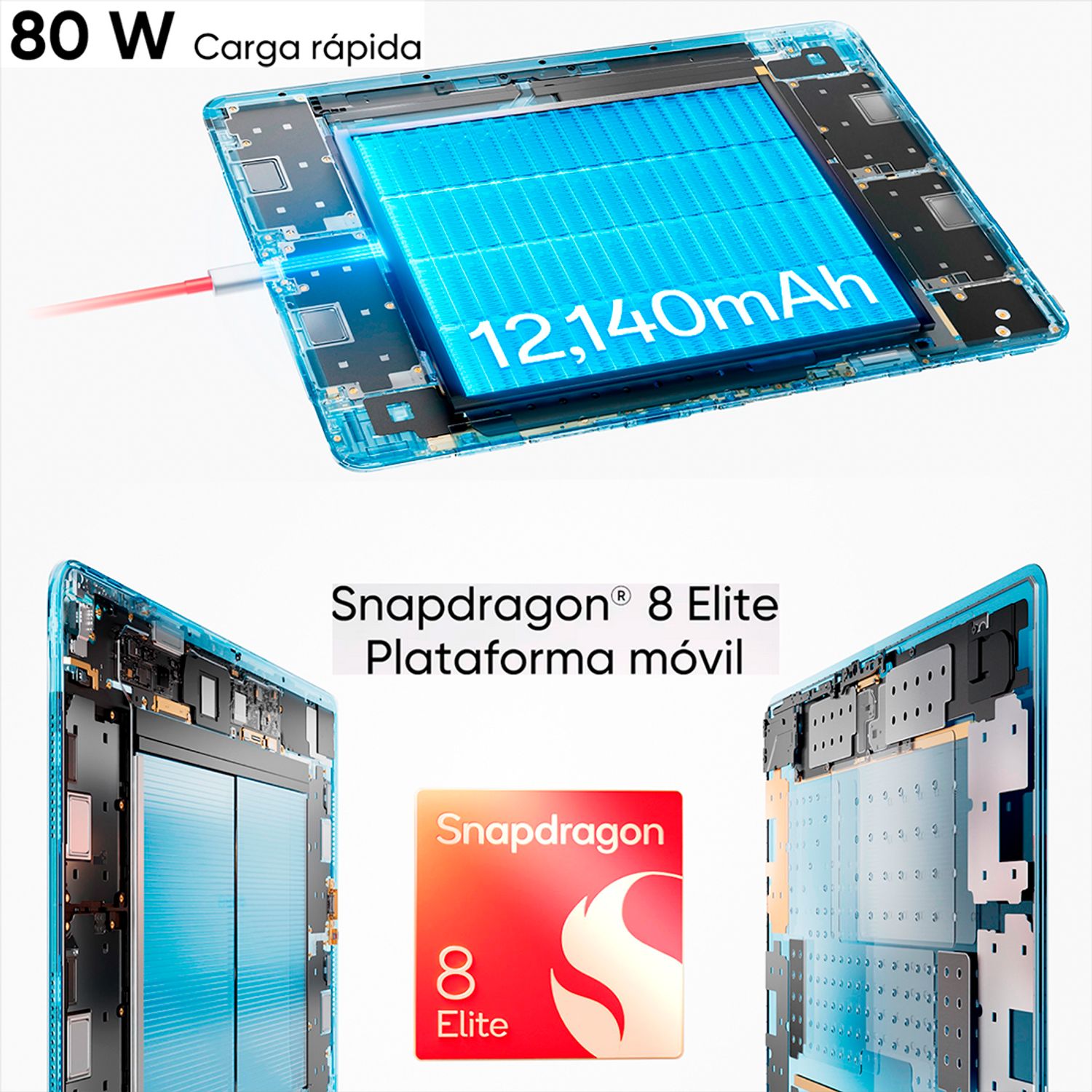 Tablet OnePlus Pad 3 16GB 512GB 13,2 Pulgadas 3.4K 12140mAh