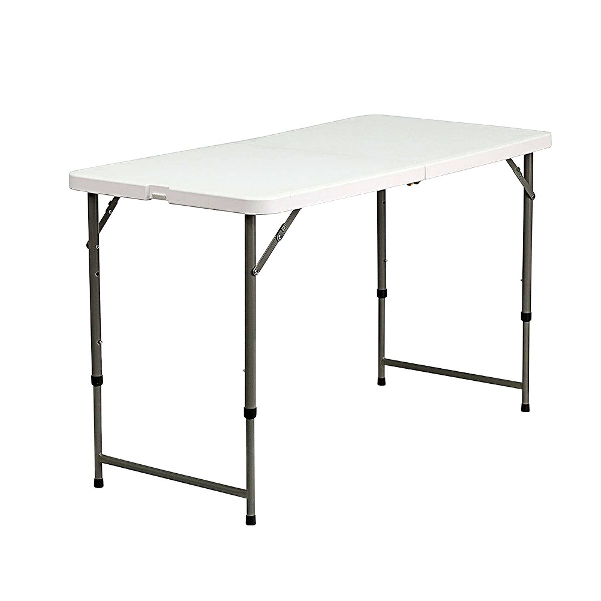 STAY ELIT - Mesa Plegable Portafolio Exterior Jardín 1.22 cm Eventos Color Blanco