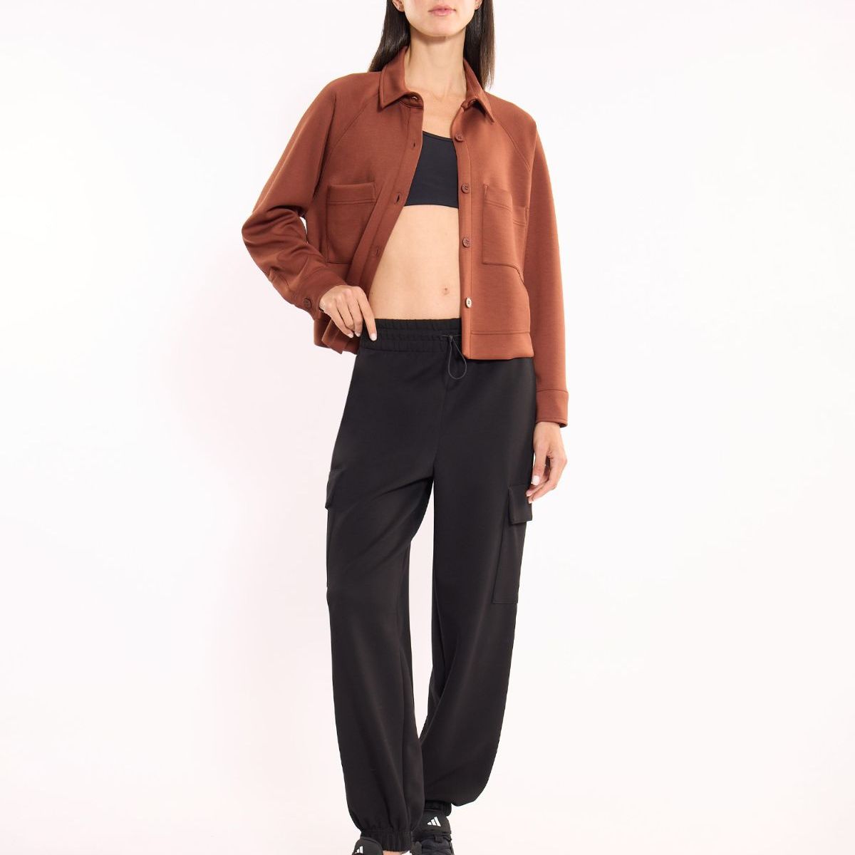 ATMOS - Jogger Cargo Plush  Para Mujer Negro Atmos