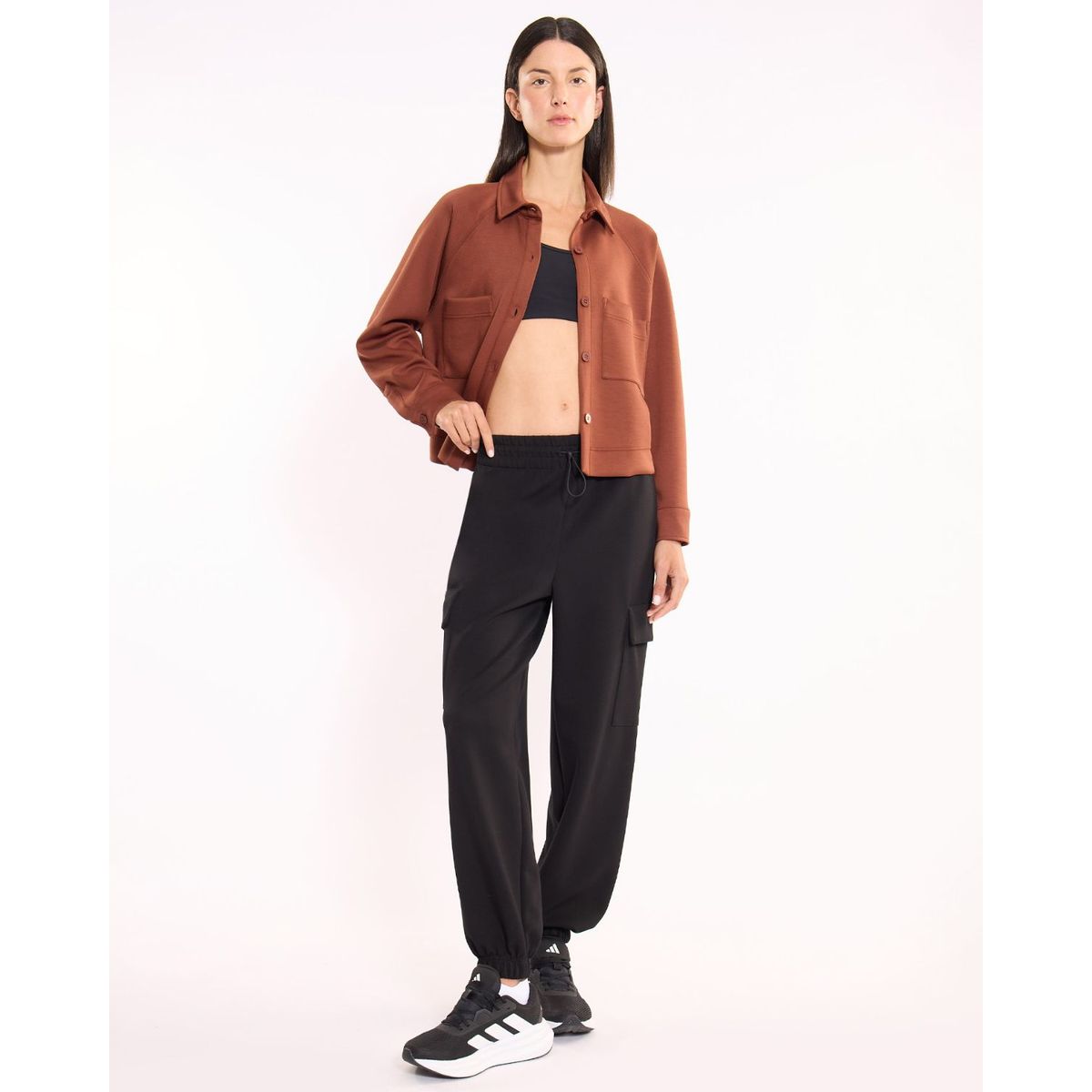 ATMOS - Jogger Cargo Plush  Para Mujer Negro Atmos