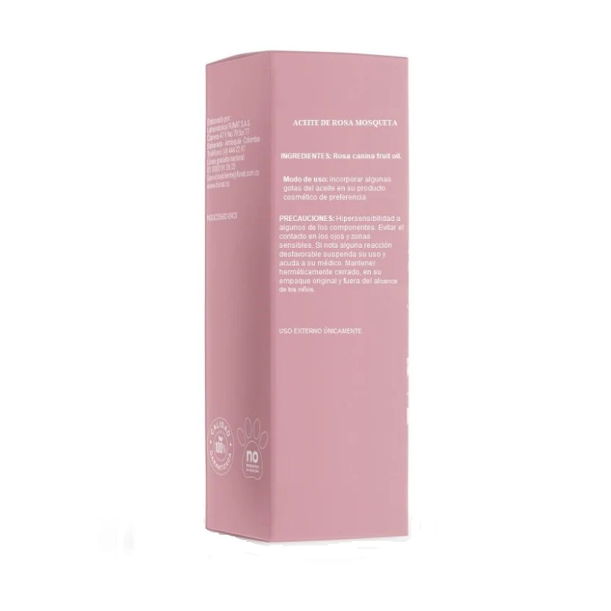 FUNAT - ACEITE PURO DE ROSA MOSQUETA X 10 ML./ FUNAT