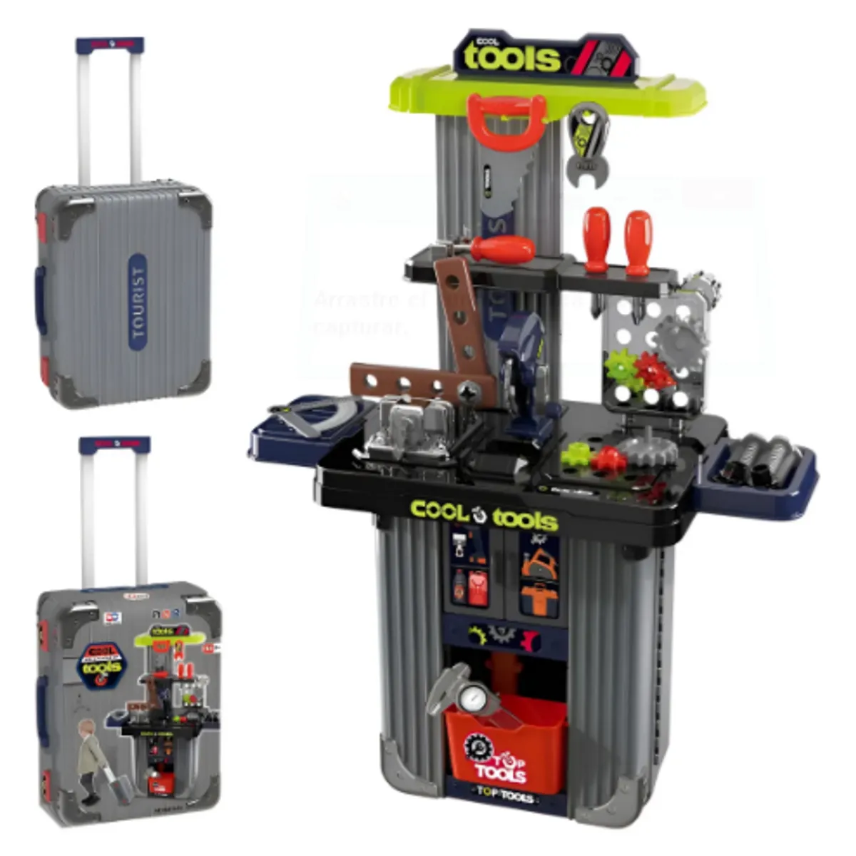 GENERICO - Kit Maleta Herramienta 31 Rodachin Juguete Didáctico Niños Negro Agregar a favoritos