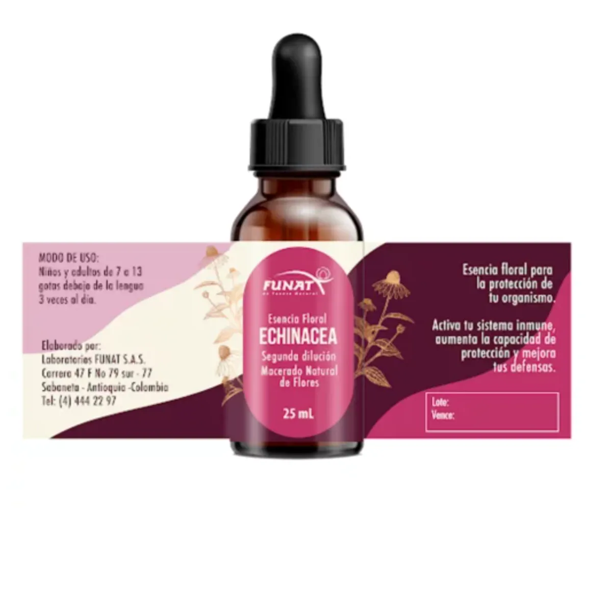 FUNAT - ALIMENTO CON ECHINACEA X 25 ML./ FUNAT