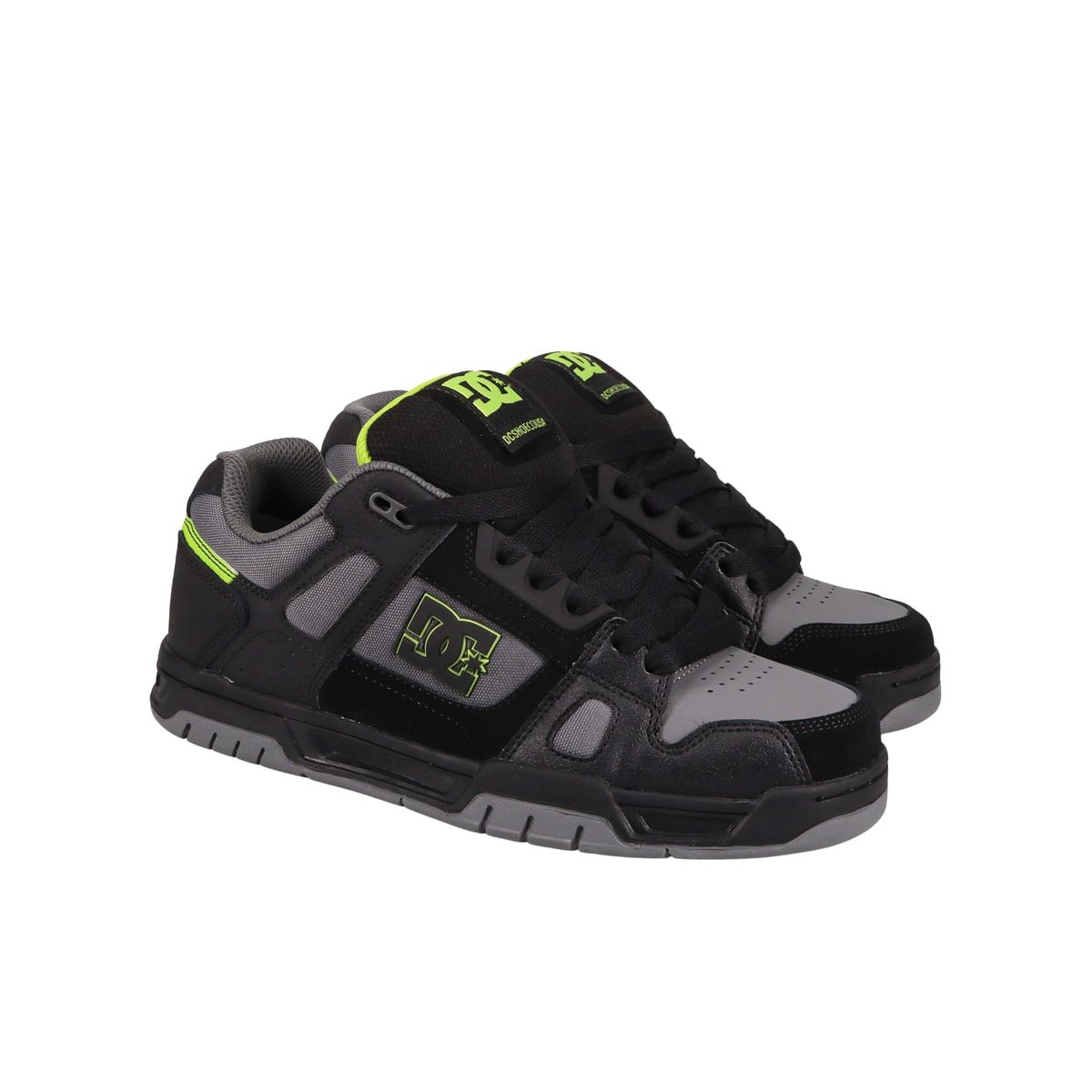 DC SHOES - Tenis DC Shoes Stag hombre color negro y gris