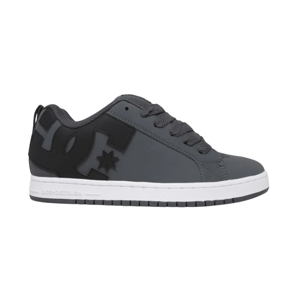 DC SHOES - Tenis DC Shoes Court Graffik hombre color gris con negro