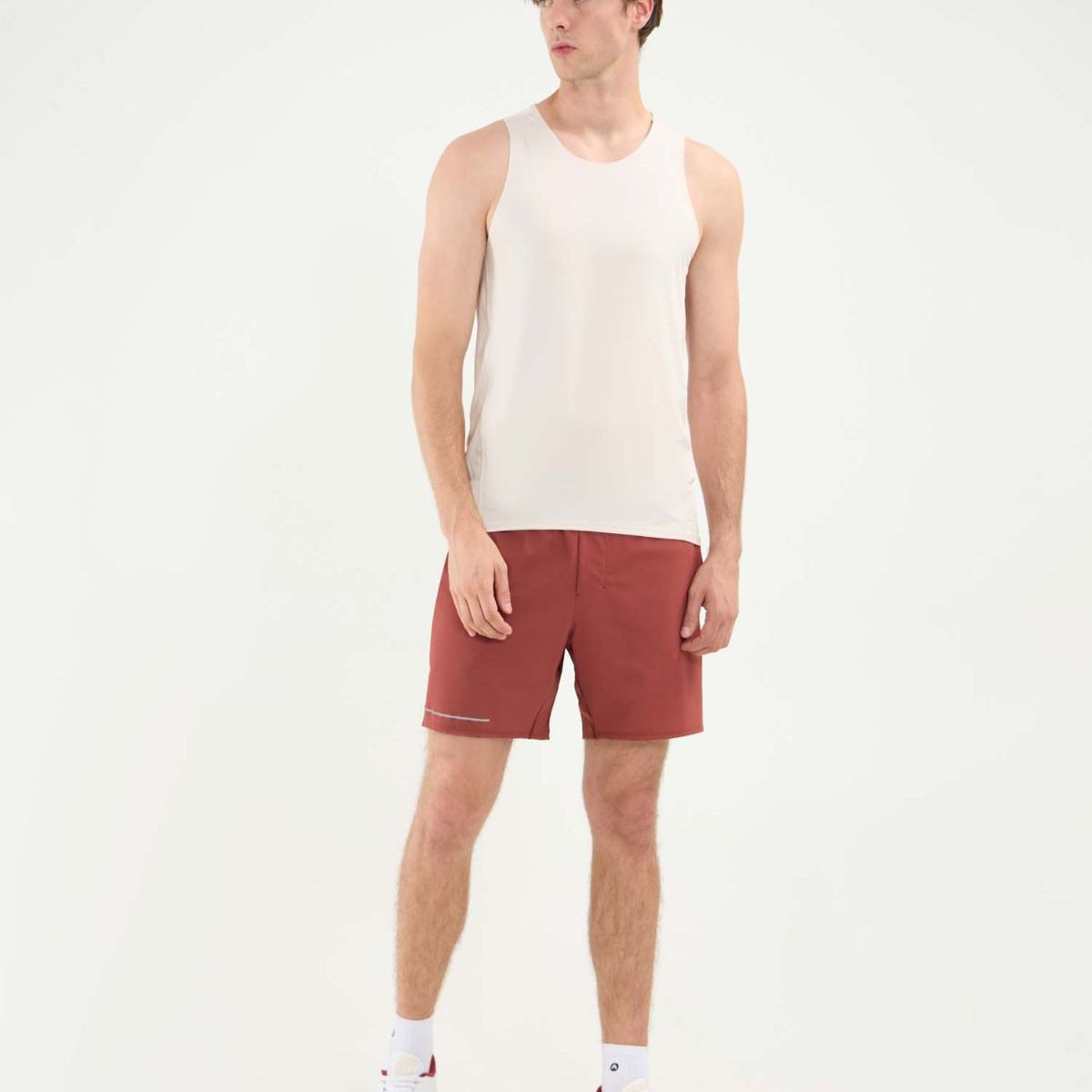ATMOS - Camiseta  Para Hombre Manga Sisa Cuello Redondo Color Beige Marca Atmos #32090193