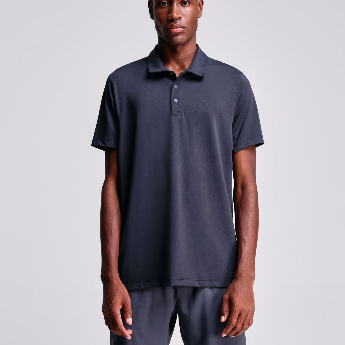 ATMOS - Polo  Para Hombre Cuello Maquina Sin Bolsillo Color Azul Marca Atmos #32110006