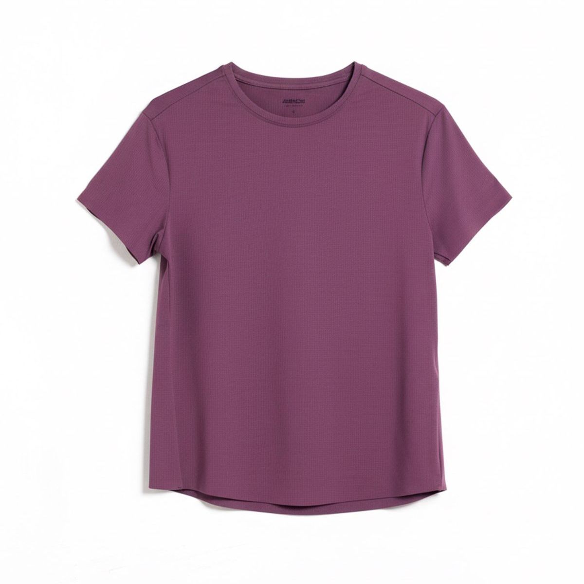 ATMOS - Camiseta Manga Corta Básica Training Con Bond  Para Mujer Morado Atmos