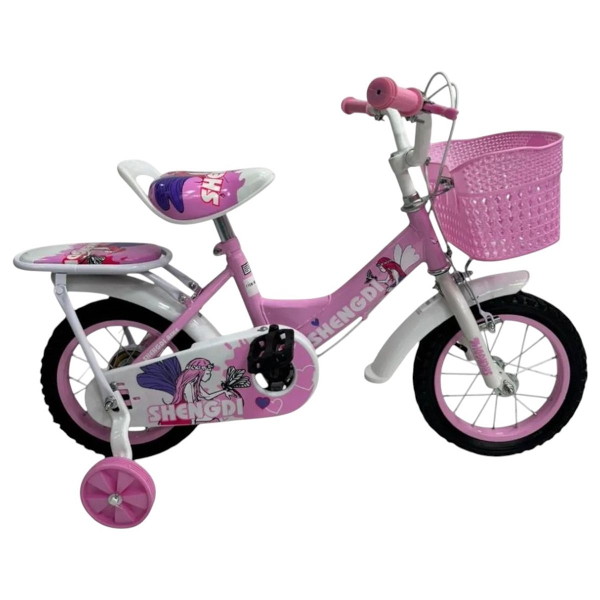 KIDSHOP - Bicicleta Infantil Para Niñas R16 Bc02-c Rosada