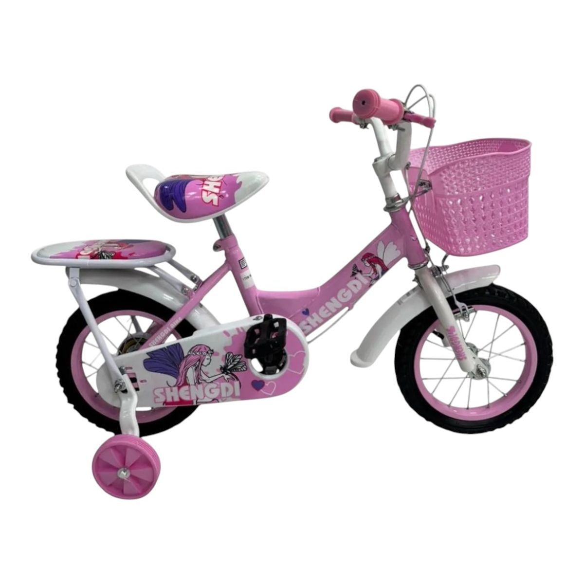 KIDSHOP - Bicicleta Infantil Para Niñas R16 Bc02-c Rosada