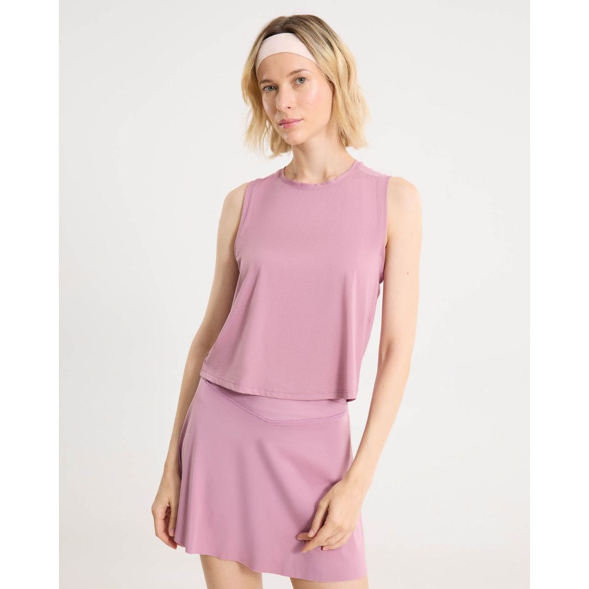 ATMOS - Camiseta Deportiva Básica  Para Mujer Morado Atmos