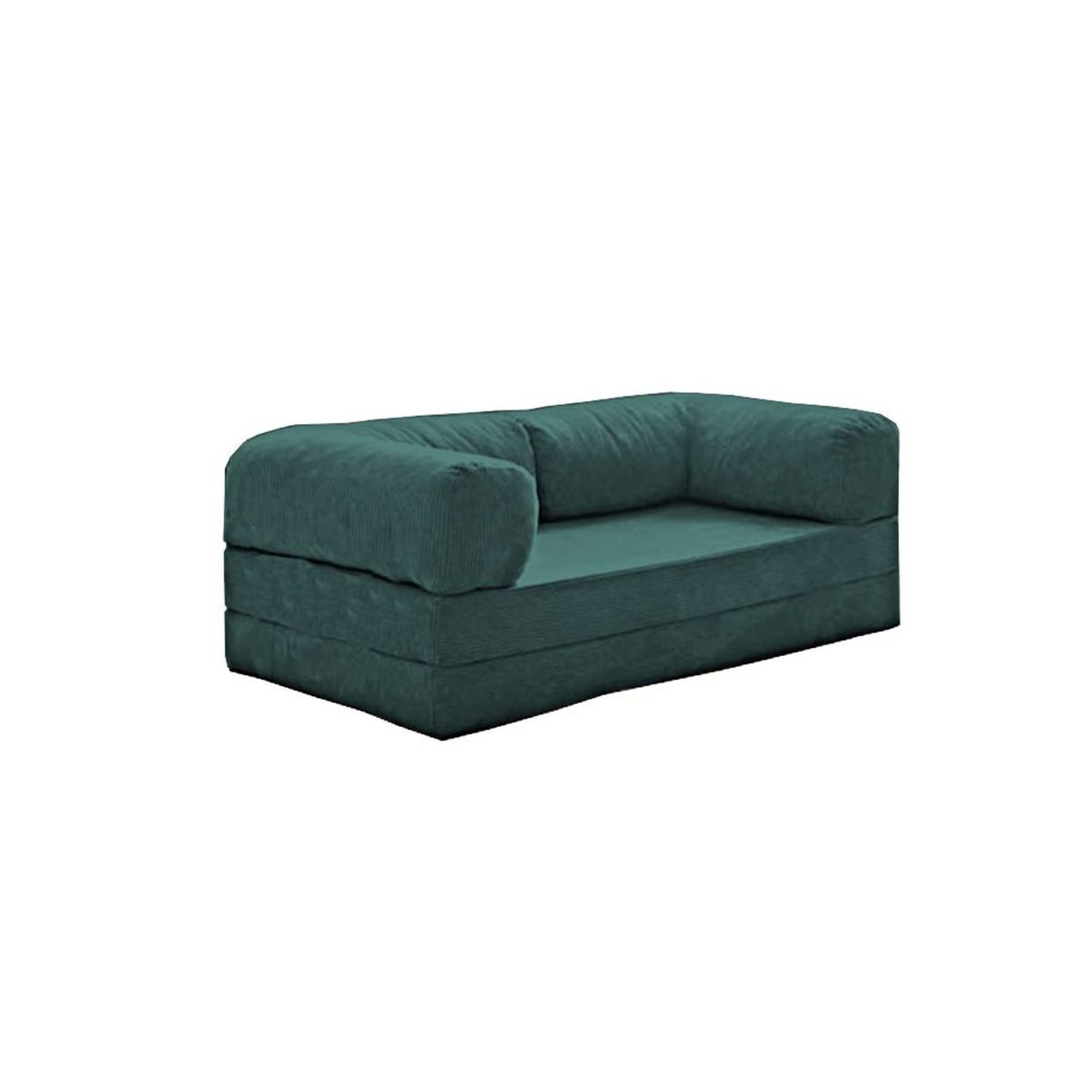 GENERICO - Forro Sofa Teddy Abrazo De Oso 200x80 Verde Militar