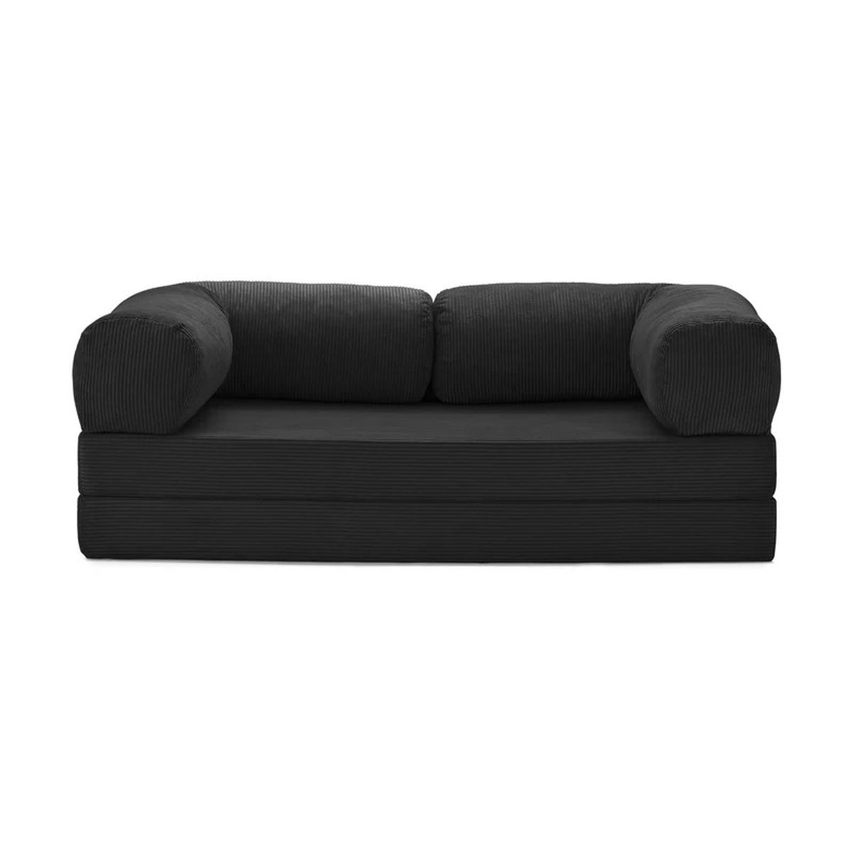 GENERICO - Forro Sofa Teddy Abrazo De Oso 200x80 Negro
