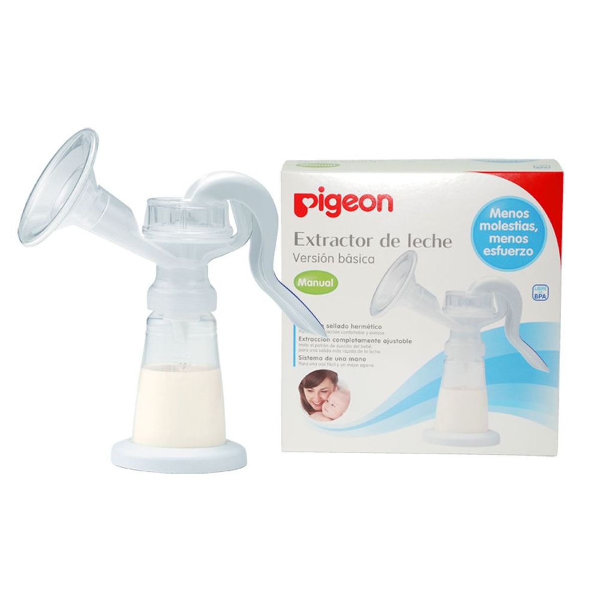 PIGEON - Extractor de Leche Manual Sencillo