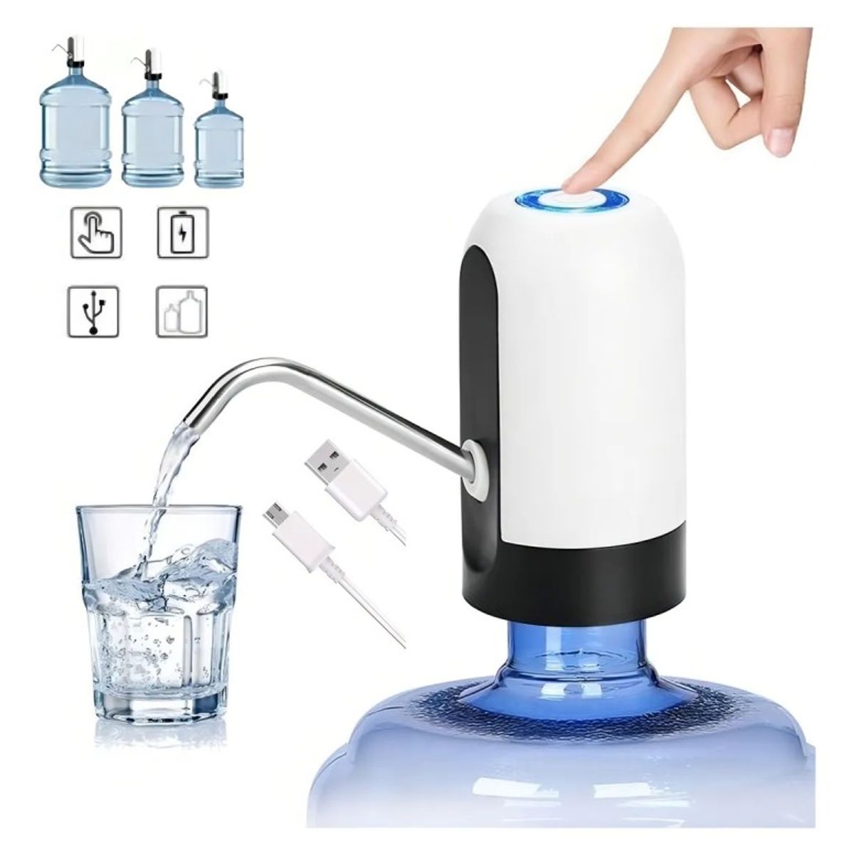 GENERICO - Dispensador Agua Botellon Bomba Botella Garrafon Manual Universal